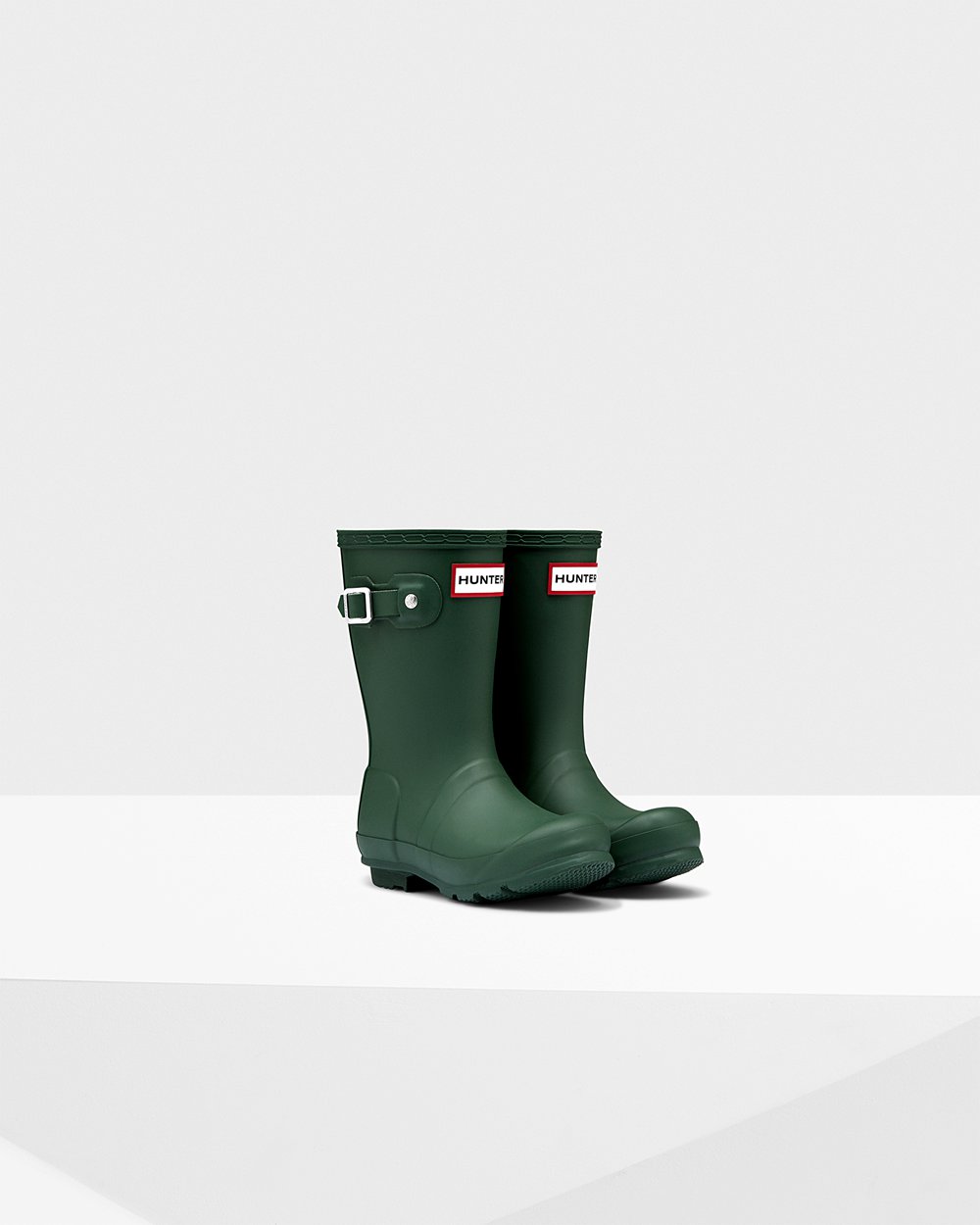 Bottes de Pluie Hunter Original Petits Enfant Vert UGTJKRC-84